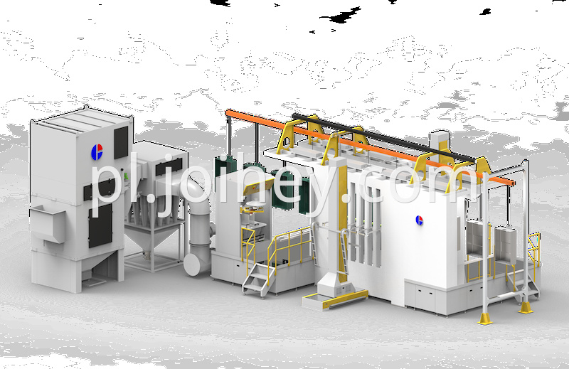 MCB Small Cyclone Powder Coating booth 